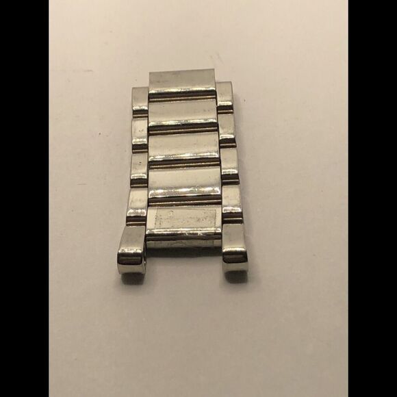 Michael Kors Watch Parts Partial Band Links No Clasp Silver Tone 18mm FK33 - Picture 8 of 9